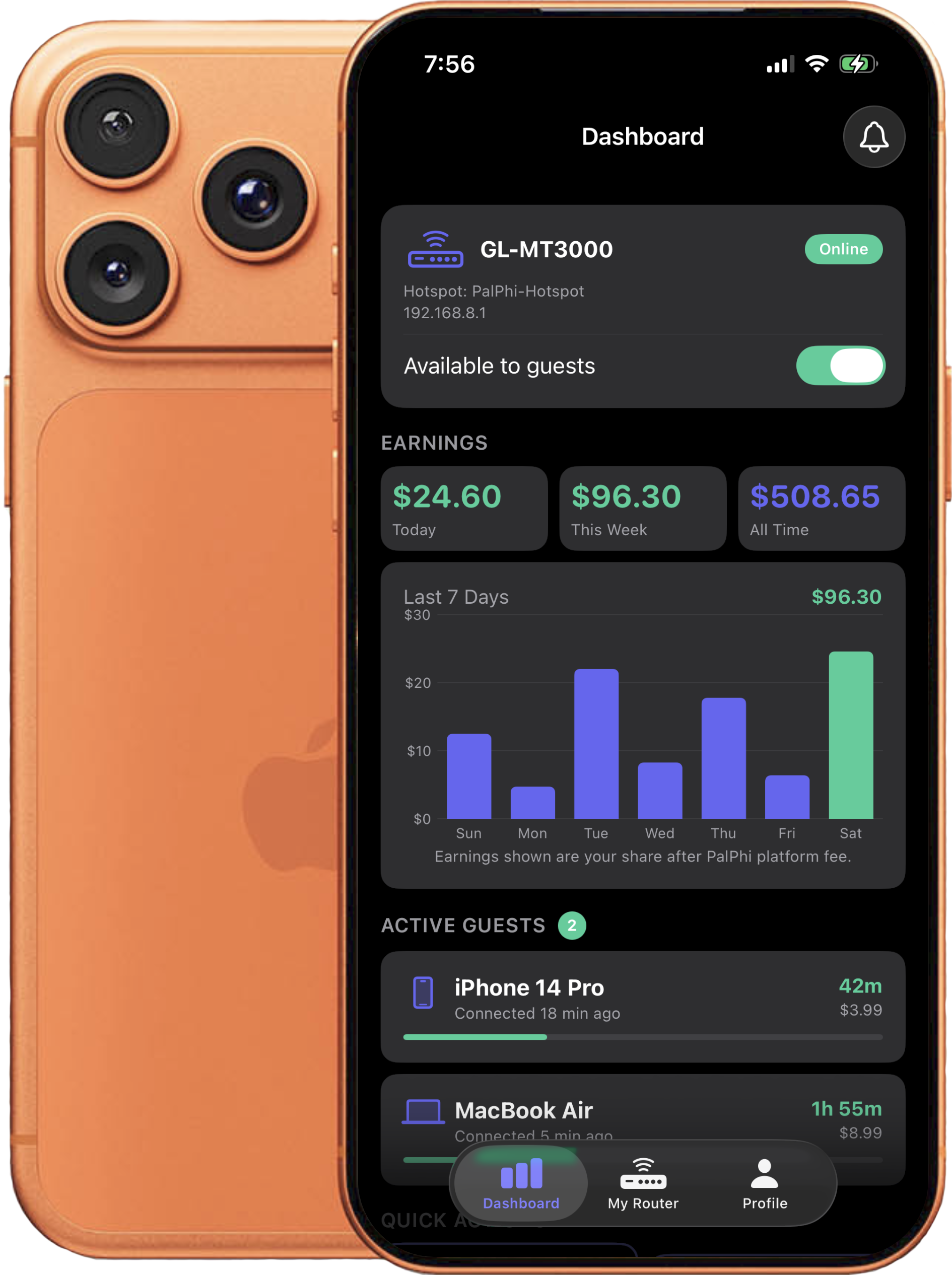 PalPhi Host Dashboard